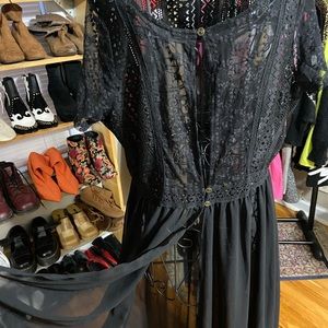 Sheer Boho swimsuit cover or dress!